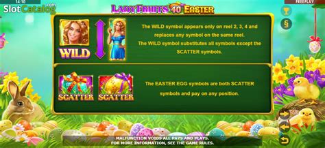 Play Lady Fruits 40 Easter Slot