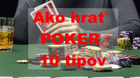 Poker Ako Hrat Turnaje