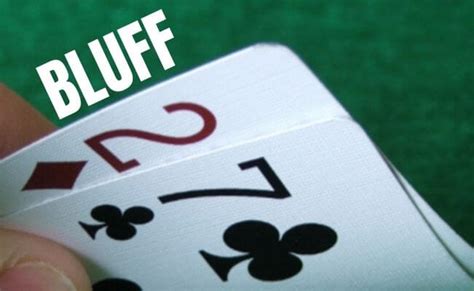 Poker Bluff Estrategia