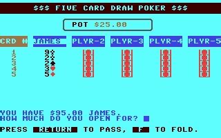 Poker C64