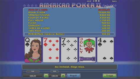 Poker Ca La Aparate Online Gratis