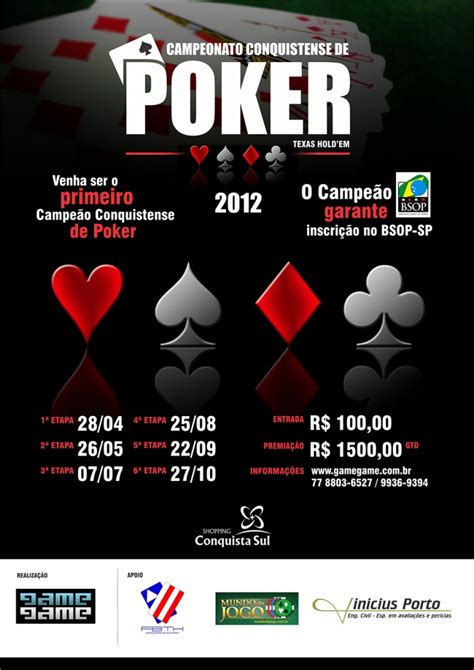 Poker Cartaz Do Psd