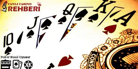 Poker De Oyun Qaydalari