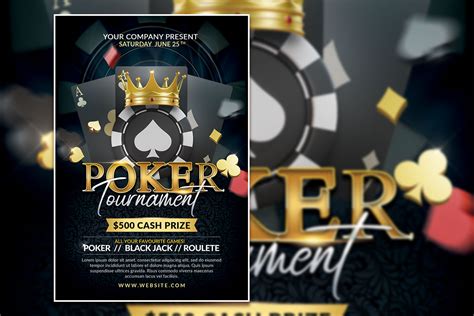 Poker Flyer Modelo Livre