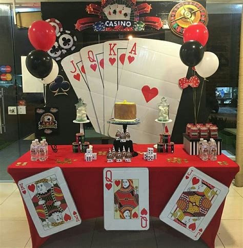 Poker Tema De Festa Pinterest