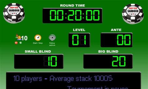 Poker Timer Blinds Download