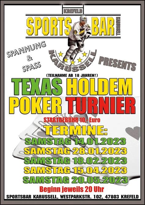 Pokerturnier Krefeld