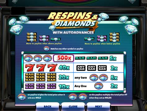 Respins Diamonds Betsson