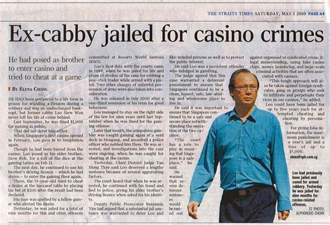 Singapura Crime Casino Noticias