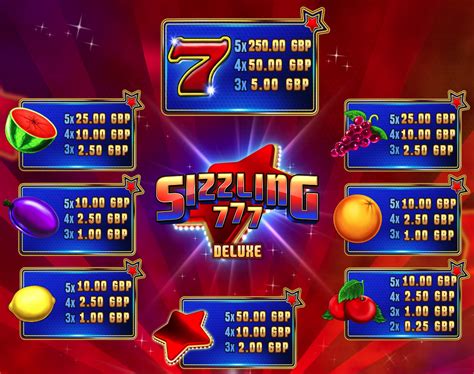 Sizzling 777 Deluxe Slot - Play Online