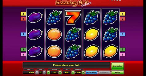 Sizzling Hot Deluxe Gratis Online Slot Machine