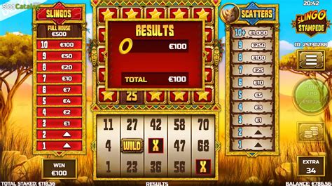 Slingo Stampede Slot Gratis