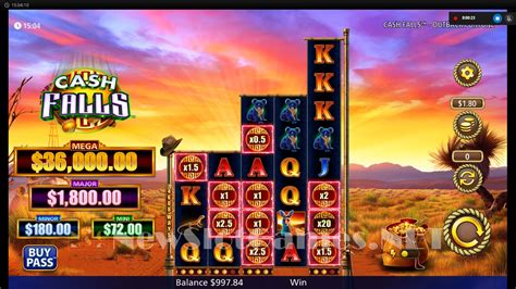 Slot Cash Falls Outback Fortune