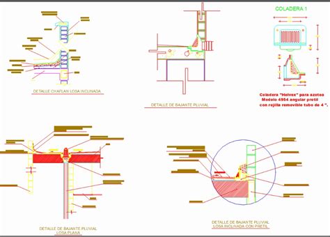 Slot De Drenagem Cad Detalhes