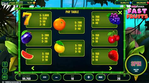 Slot Fast Fruits Popok Gaming