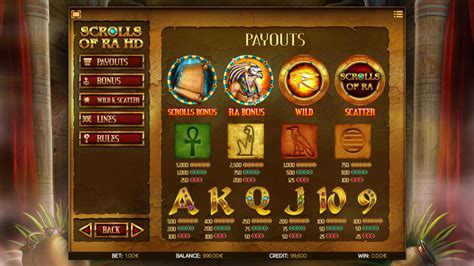 Slot Scrolls Of Ra Hd