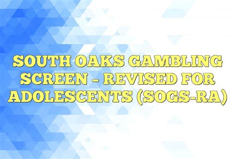 Sul Oaks Gambling Screen