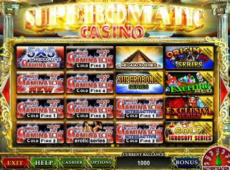 Superomatic Casino Bolivia
