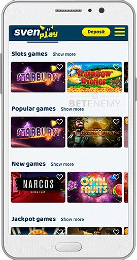 Svenplay Casino Mobile