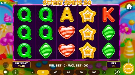 Sweet Spins 20 Slot Gratis