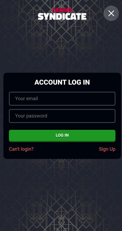 Syndicate Casino Login