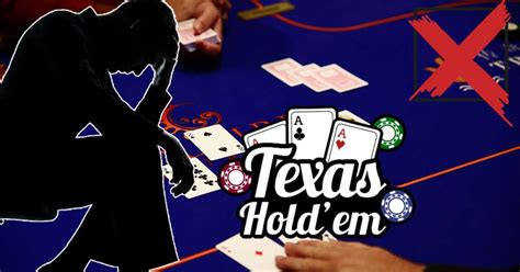Texas Holdem Revendedor Erros