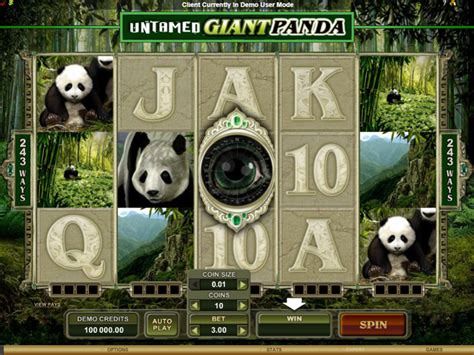 Untamed Giant Panda Slot Gratis