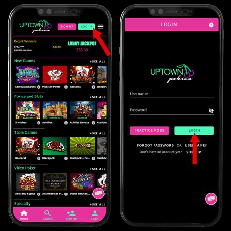 Uptown Pokies Casino Login