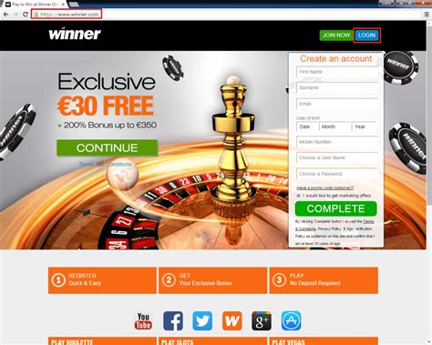 Winnercasino Login