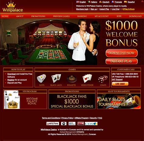 Winpalace Casino Euro Fiable