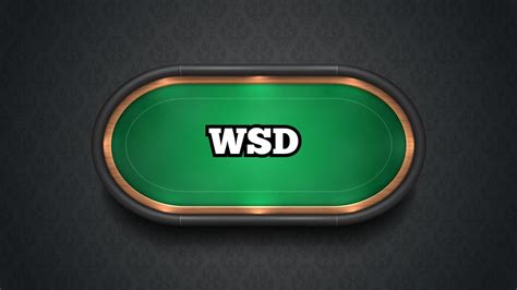 Wsd Poker Definicao